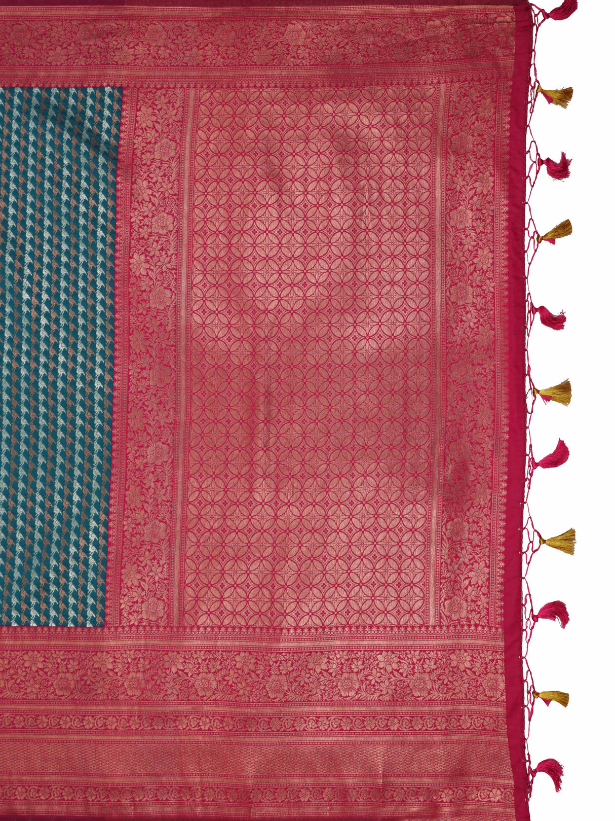 Mimosa Women's Woven Design Kanjivaram Art Silk Saree With Blouse Piece : SA0000907IB