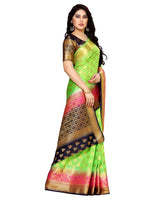 Mimosa Womens Art Silk Saree Kanjivaram Liril Color