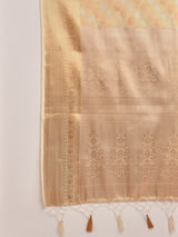 Mimosa Women's Woven Design Kanjivaram Art Silk Saree With Blouse Piece : SA00001206CRFREE