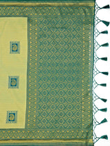 Mimosa Women's Woven Design Kanjivaram Art Silk Saree With Blouse Piece : SA0000898RM