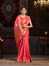 Mimosa Women's Woven Design Bishnupur Art Silk Saree With Blouse Piece : SA0000866ST