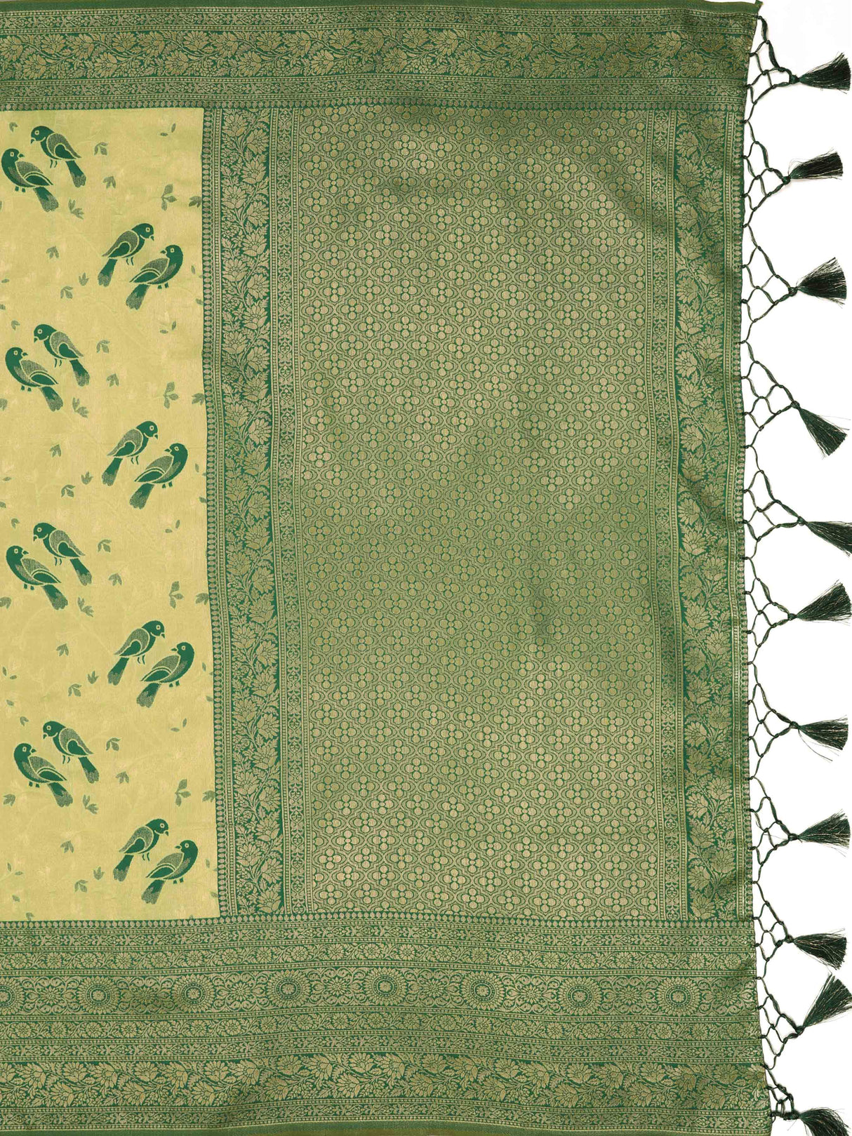 Mimosa Women's Woven Design Kanjivaram Art Silk Saree With Blouse Piece : SA0000899PS