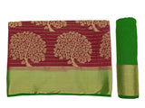 Mimosa Womens Art Silk Saree Kanjivaram Maroon Color