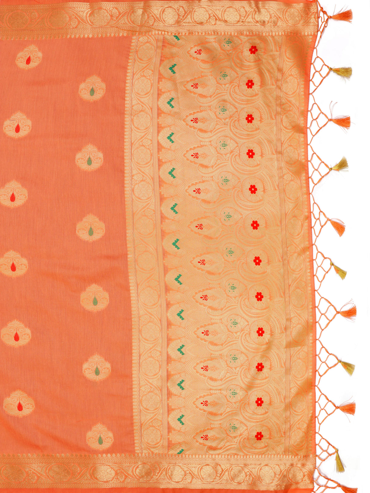 Mimosa Women's Woven Design Bishnupur Art Silk Saree With Blouse Piece : SA0000866PC