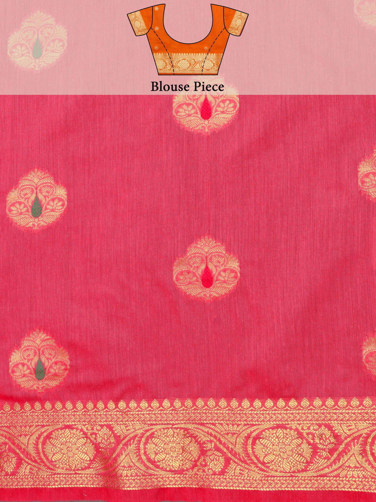 Mimosa Women's Woven Design Bishnupur Art Silk Saree With Blouse Piece : SA0000866ST