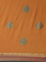 Mimosa Womens Art Silk Saree Kanjivaram Chiku Color