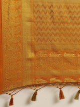 Mimosa Womens Art Silk Saree Kanjivaram Rani Color