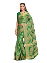 Mimosa Womens Art Silk Saree Kanjivaram Green Color