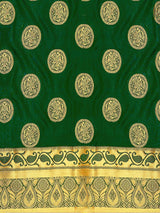 Mimosa Womens Art Silk Saree Kanjivaram BGreen Color