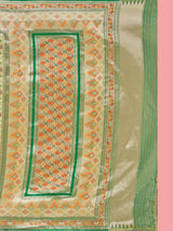 Mimosa Women's Woven Design Patola Style Art Silk Saree With Blouse Piece : SA00001378PSFREE