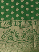 Mimosa Womens Art Silk Saree Kanjivaram BGreen Color