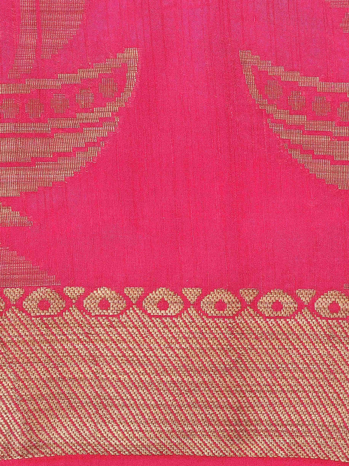 Mimosa Womens Art Silk Saree Kanjivaram Strawberry Color