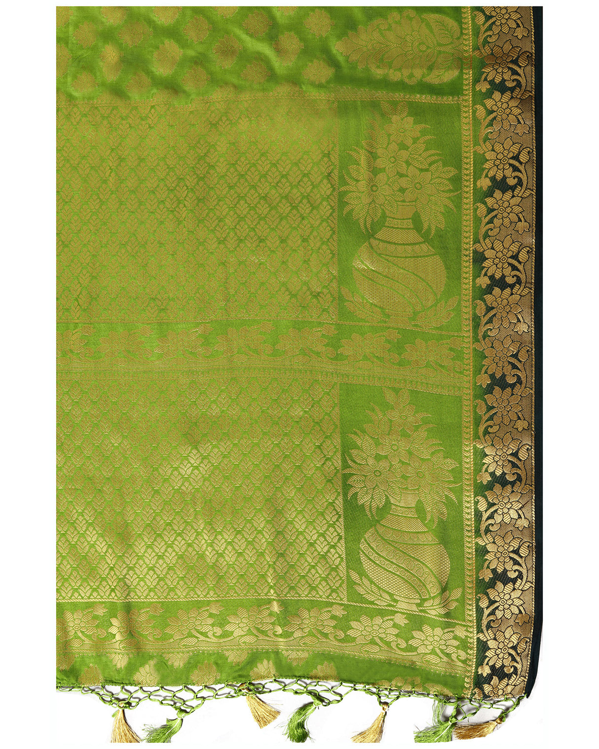 Mimosa Womens Art Silk Saree Kanjivaram Rani Color