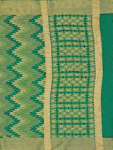 Mimosa Womens Art Silk Saree Kanjivaram Green Color