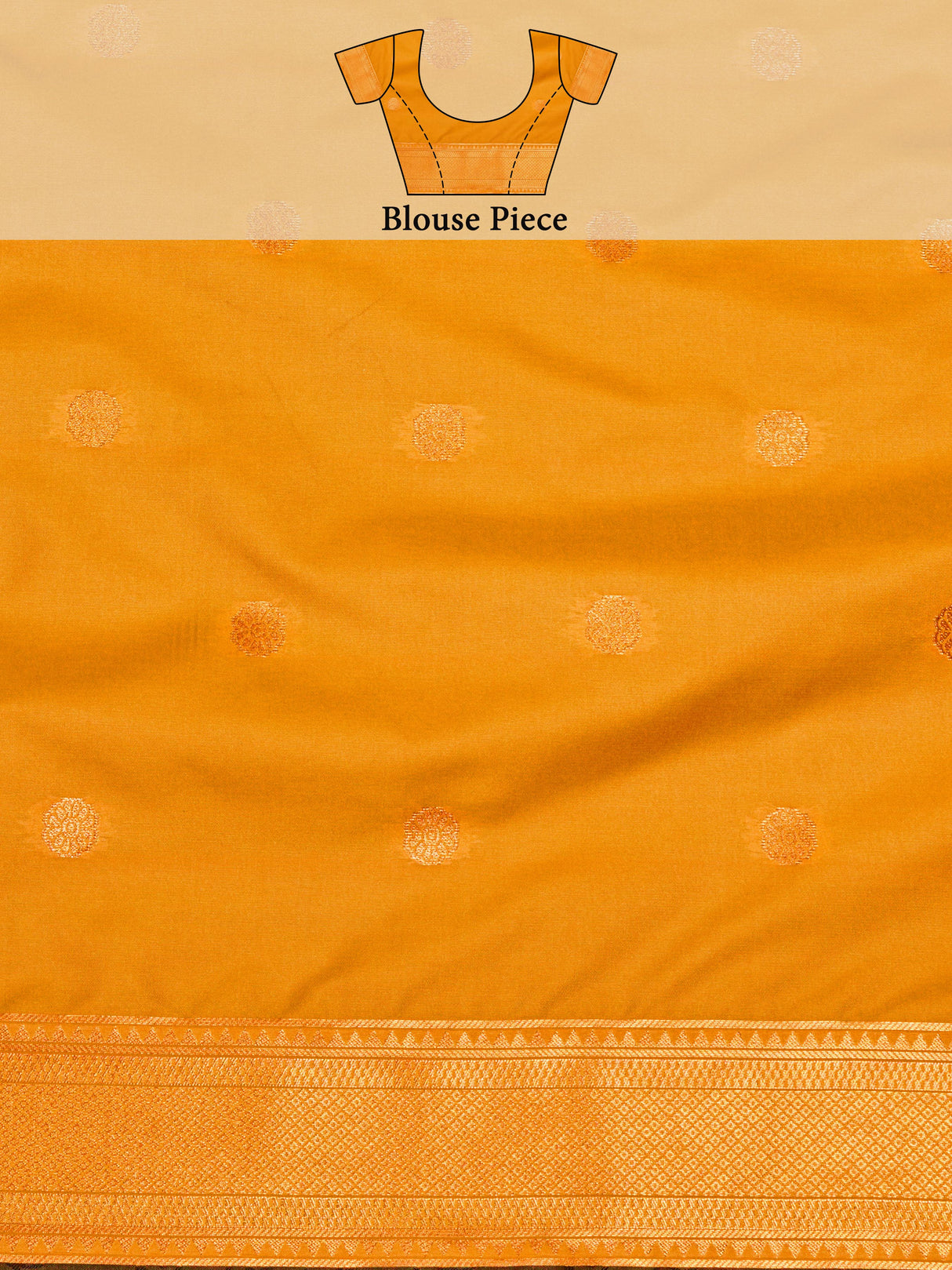 Mimosa Women's Woven Design Kanjivaram Style Art Silk Saree With Blouse Piece : SA00001415BLKFREE