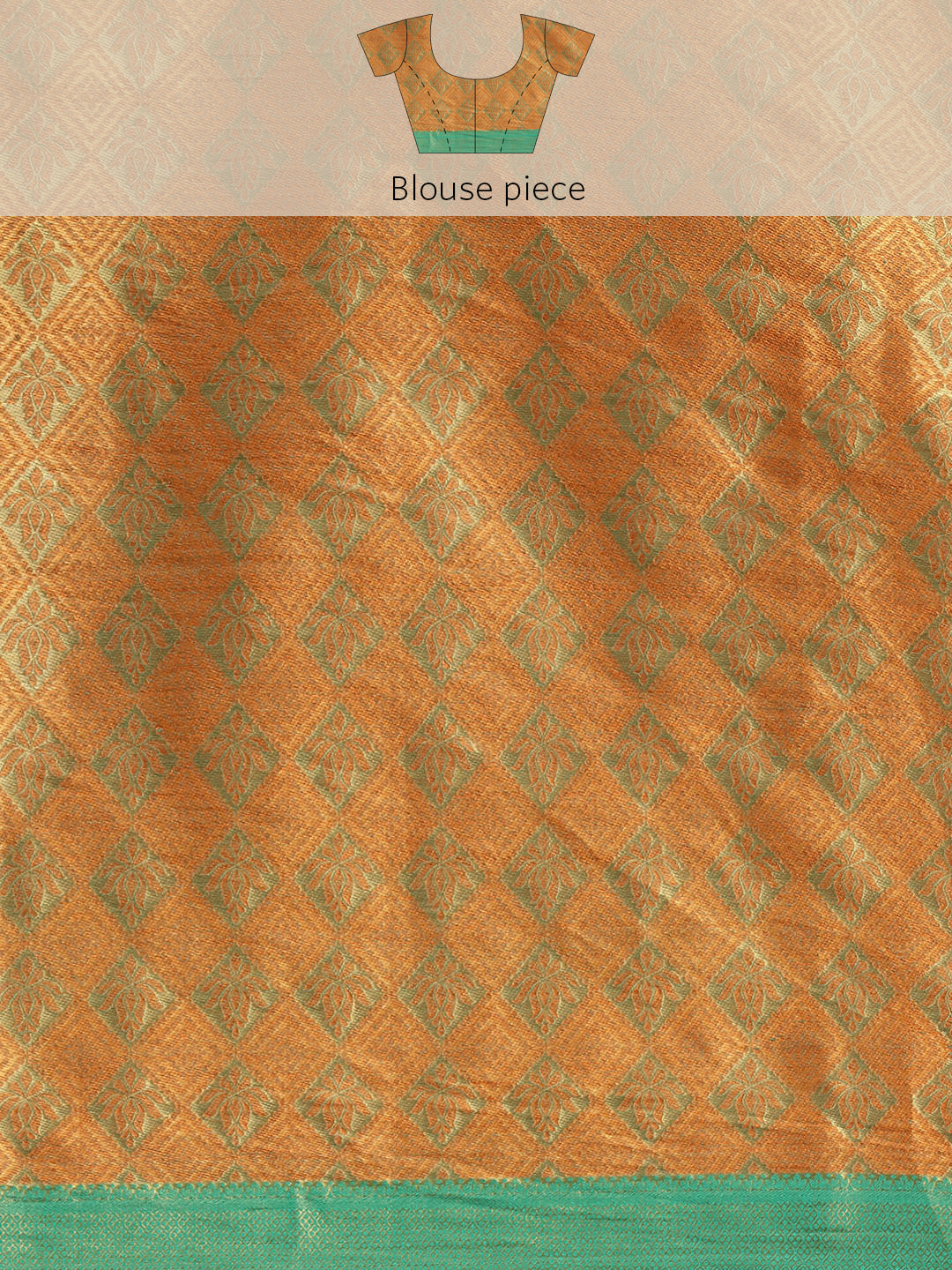 Mimosa Womens Art Silk Saree Kanjivaram Rama Color