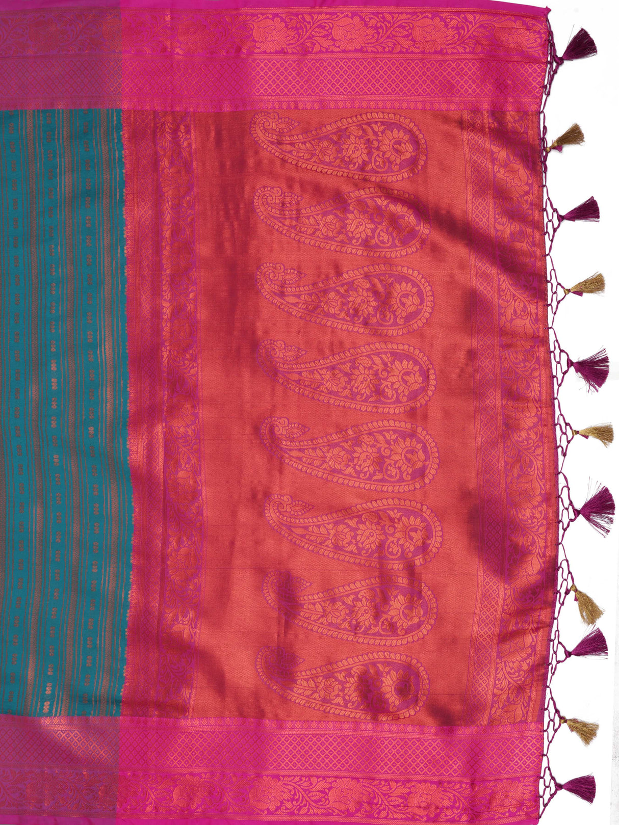 Mimosa Women's Woven Design Kanjivaram Art Silk Saree With Blouse Piece : SA0000914SF