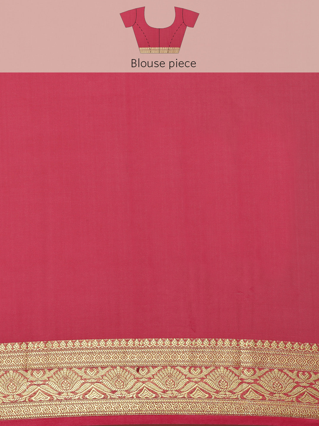 Mimosa Womens Crepe Saree Mysore Silk Saffire Color