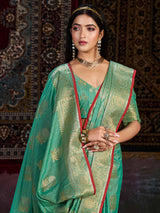 Mimosa Women's Woven Design Chhattisgarh Art Silk Saree With Blouse Piece : SA0000863RM