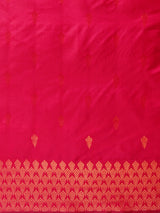 Mimosa Women's Woven Design Kanjivaram Style Art Silk Saree With Blouse Piece : SA00001328STFREE