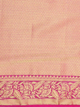 Mimosa Womens Art Silk Saree Kanjivaram Ananda Color