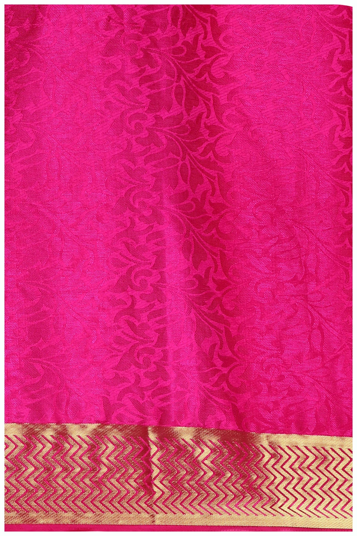 Mimosa Womens Art Silk Saree Kanjivaram Gold Color