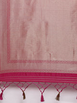 Mimosa Womens Art Silk Saree Kanjivaram Halfwhite Color