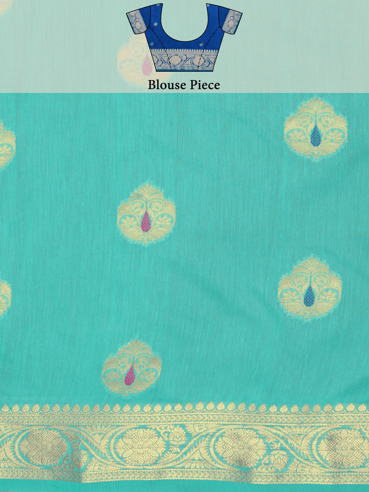 Mimosa Women's Woven Design Bishnupur Art Silk Saree With Blouse Piece : SA0000866RM