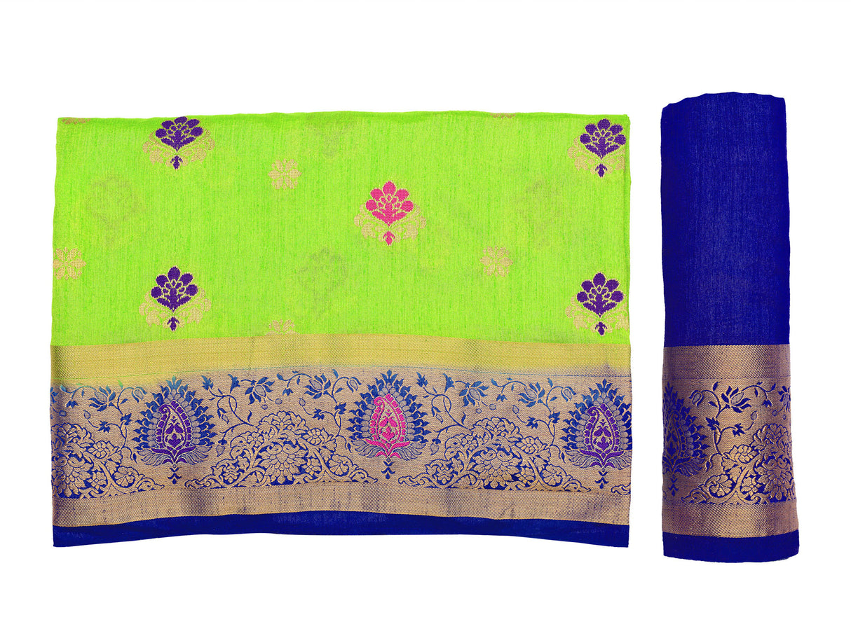 Mimosa Womens Art Silk Saree Dharmavaram Liril Color