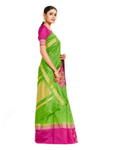 Mimosa Womens Art Silk Saree Kanjivaram Liril Color