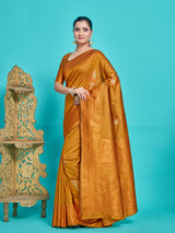 Mimosa Women's Woven Design Kanjivaram Style Art Silk Saree With Blouse Piece : SA00001384MSFREE